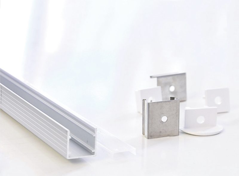 PERFIL PARA CINTA LED SOBREPONER 3 METROS - Imagen 2