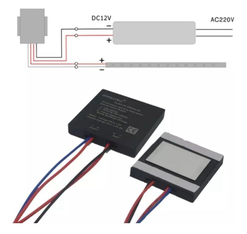 INTERRUPTOR TÁCTIL 12V - Imagen 3