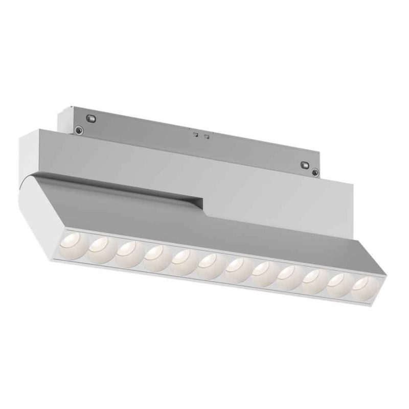 SPOT MAGNÉTICO GRILLE ESCUALIZABLE BLANCO